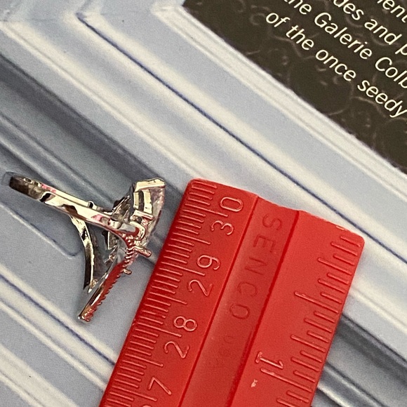 Silver ring with stone 💍✨ - Picture 5 of 7